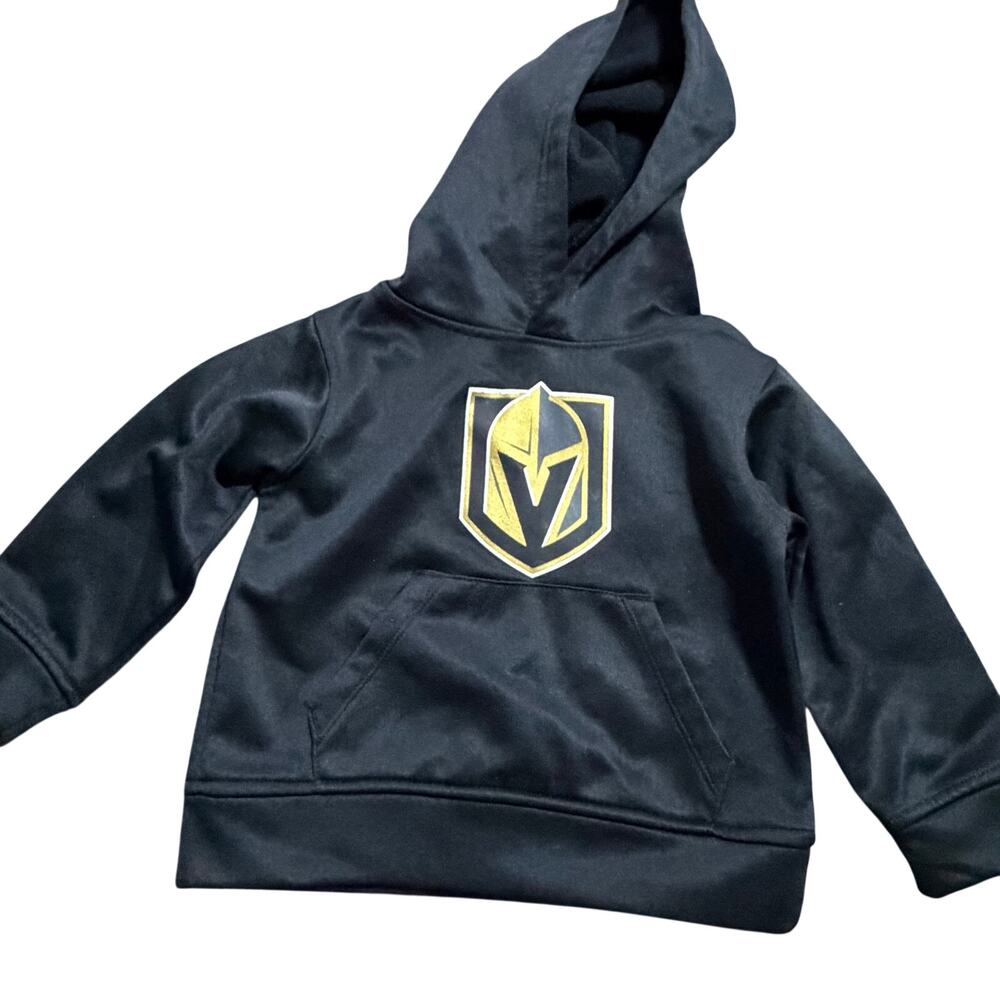Vegas Knights 2T hoodie sweatshirt hockey toddler black gold warm unisex